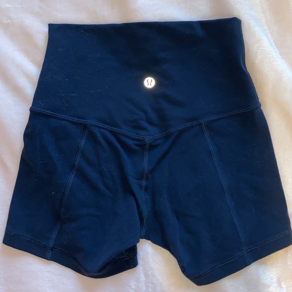 Navy Lululemon Align Shorts